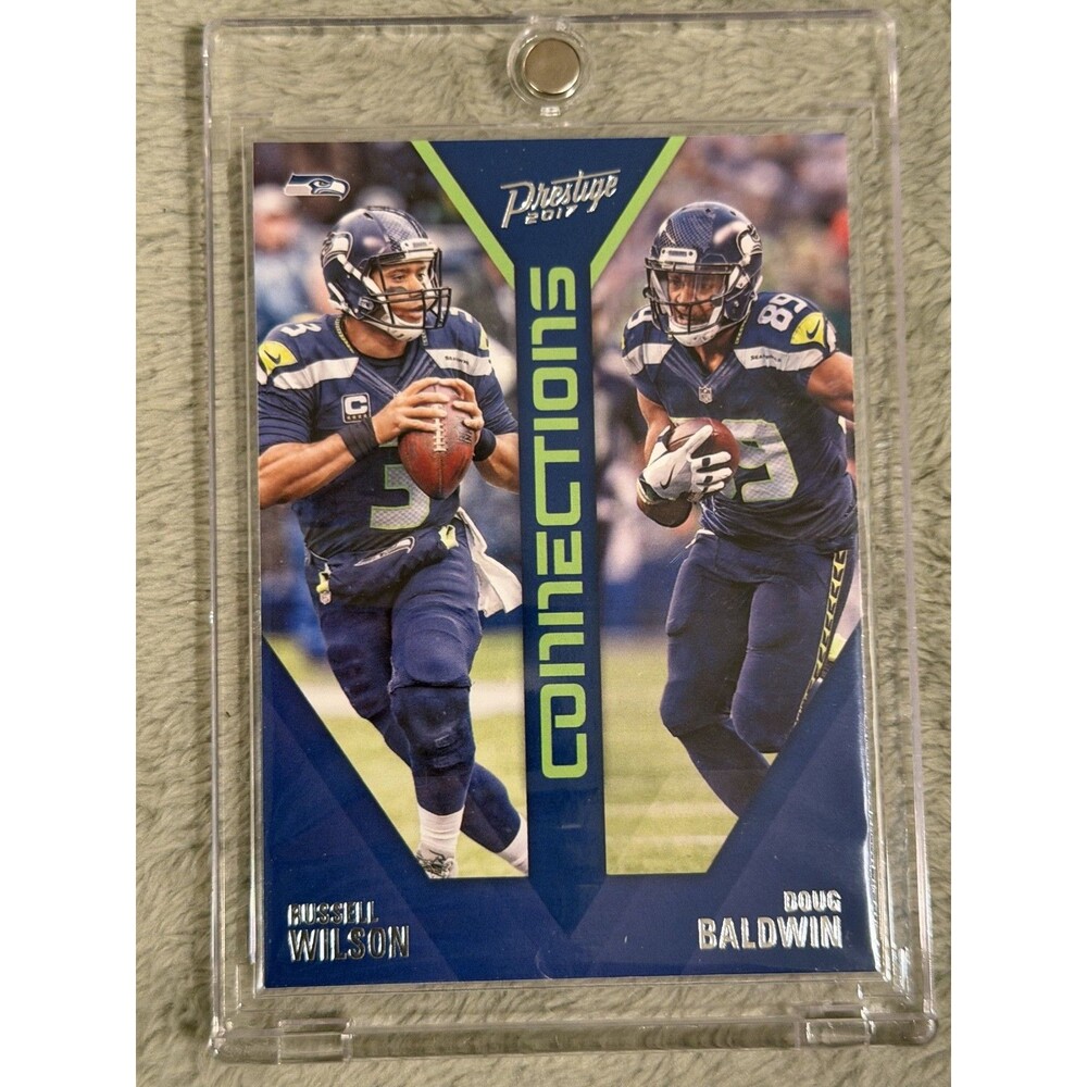 2017 Panini Prestige - Connections Russell Wilson, Doug Baldwin #13